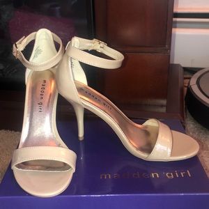Taupe patent leather brand new in box